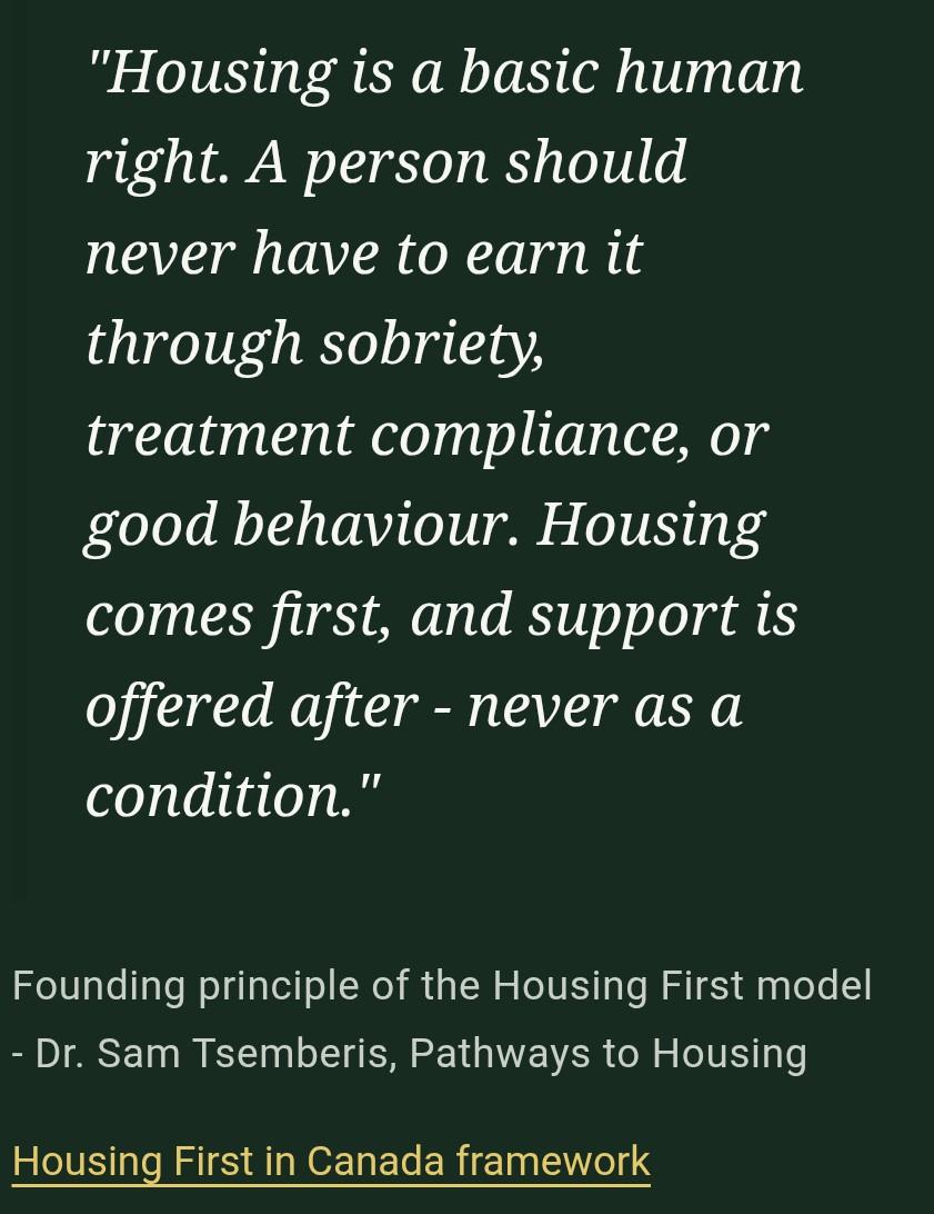 Housing First principle, Dr. Sam Tsemberis
