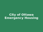 City of Ottawa Emergency Housing / Shelter Intake