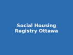 Social Housing Registry of Ottawa